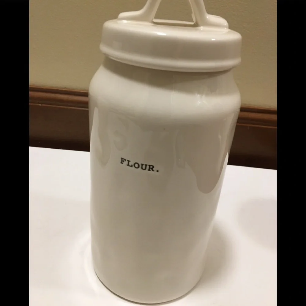 New Rae Dunn Magenta Flour Canister